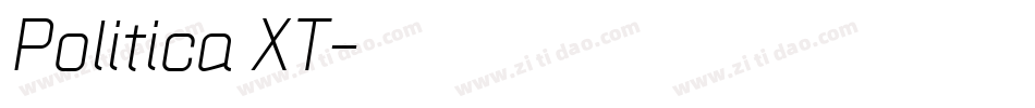 Politica XT字体转换